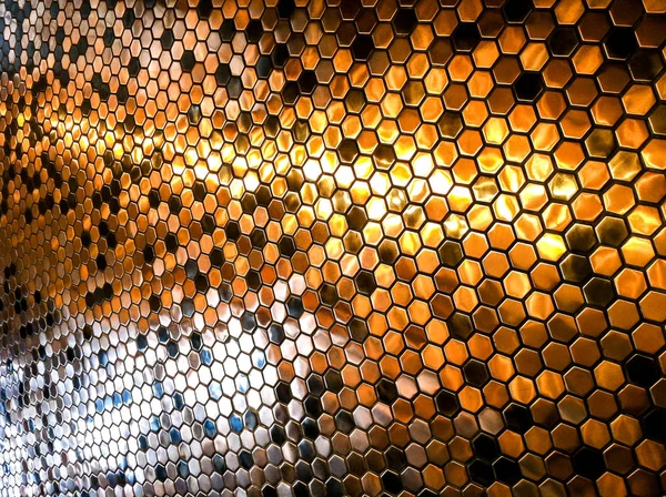 abstract dot pixels gold black with lights and shadow  backgroun