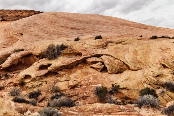 特写的岩石形成沙漠的南部内华达州，美国 — 图库照片