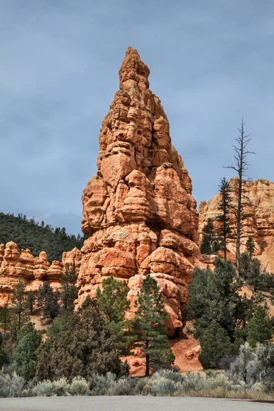 Paisaje de piedra arenisca erosionada cerca del cañón rojo, Estados Unidos — Foto de Stock