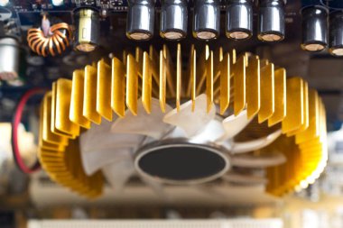 Elektronik devre ve bilgisayar mainboard 
