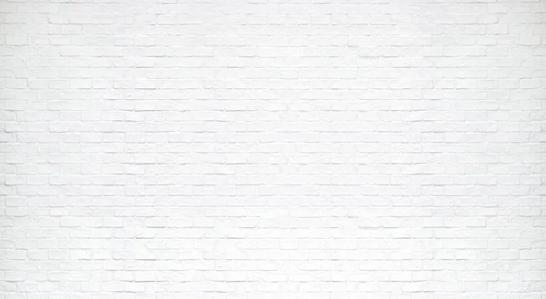 Современная текстура стены из белого кирпича для фона — стоковое фото