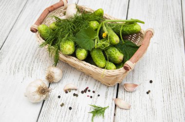 Salatalık hazırlanması