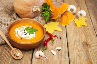 Balkabağı çorbası