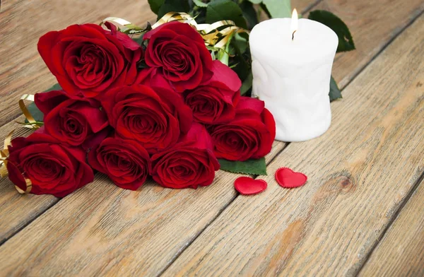 Kytice červené růže — Stock fotografie