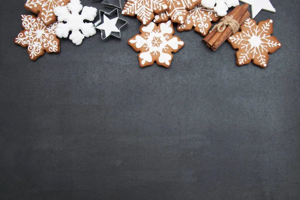 Christmas ginger cookies — Stock Photo, Image