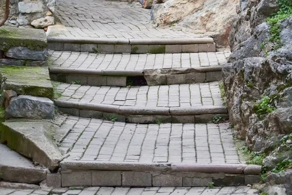 Escaleras en Ohrid — Foto de Stock