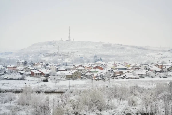 Village in winter — Stock Photo, Image