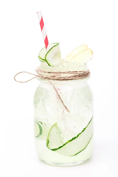 Stylish cocktail on white background — Stock Photo, Image