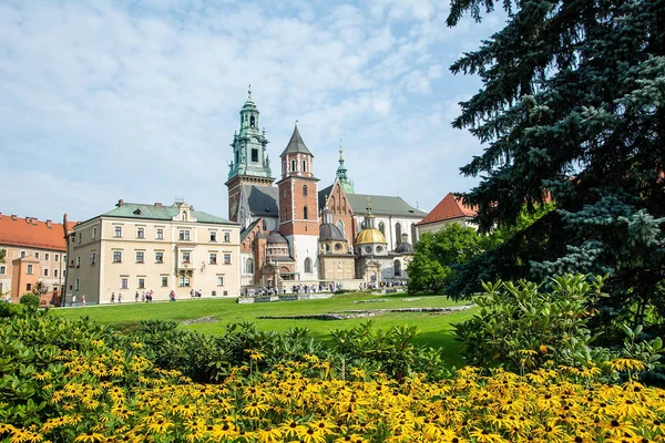 Церква Сигізмунда в замку на пагорбі Вавель (Краків, Польща) — стокове фото