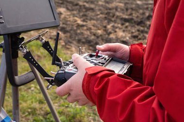 Adam işime denetimleri drone için uzaktan kumanda