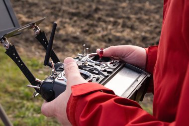 Adam işime denetimleri drone için uzaktan kumanda