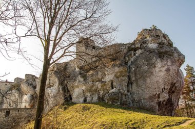 14. yüzyılda Morsko (Polonya üzerinden Bakowiec kalesinin)