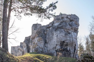 14. yüzyılda Morsko (Polonya üzerinden Bakowiec kalesinin)