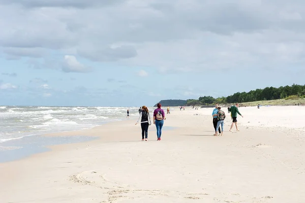 Turismo Playa Karwia Polonia — Foto de Stock