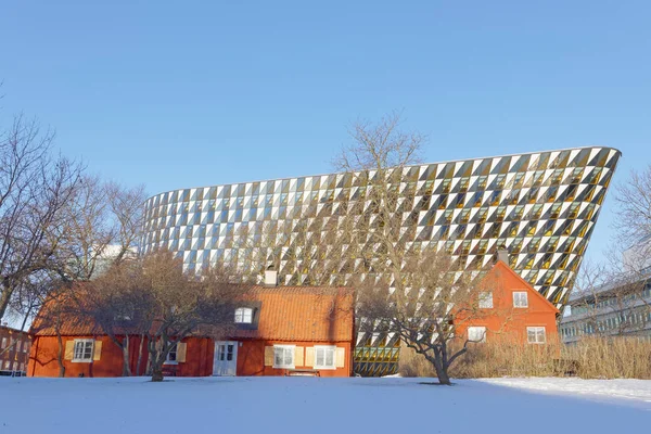 Das spektakuläre Konferenzgebäude aula medica in Karolinska in — Stockfoto