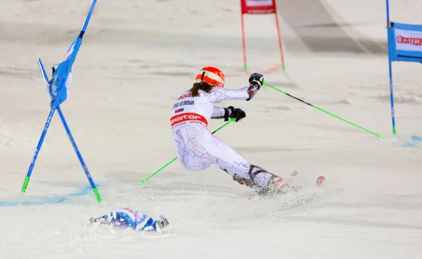 Stockholm Sveç Ocak 2017 Alpine Audi Fis Kayak Dünya Kupası — Stok fotoğraf