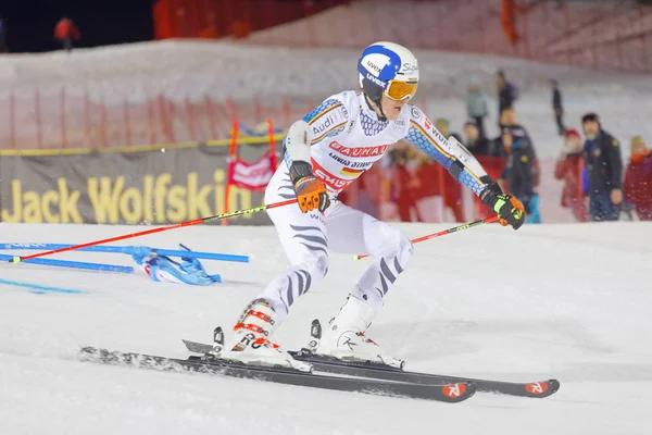 Paralel slalom Alp olay Linus Strasser (Ger) — Stok fotoğraf