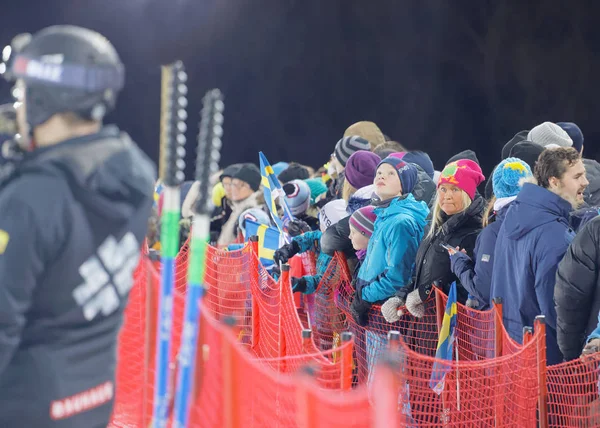 Audiência no evento paralelo slalom — Fotografia de Stock