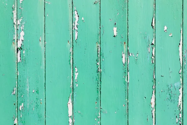Zelená, ve věku malované dřevěné stěny — Stock fotografie