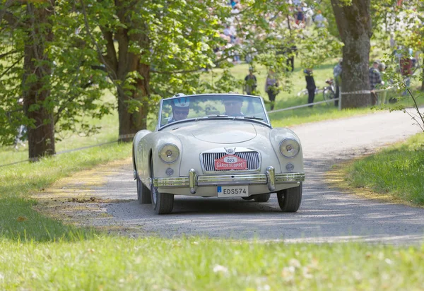 Stockholm Sweden May 2017 White Mga Sport Classic Car 1959 — Stok fotoğraf