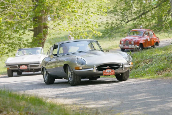 Stockholm Sveç Mayıs 2017 1964 Yılından Kalma Silver Chevrolet Corvette — Stok fotoğraf