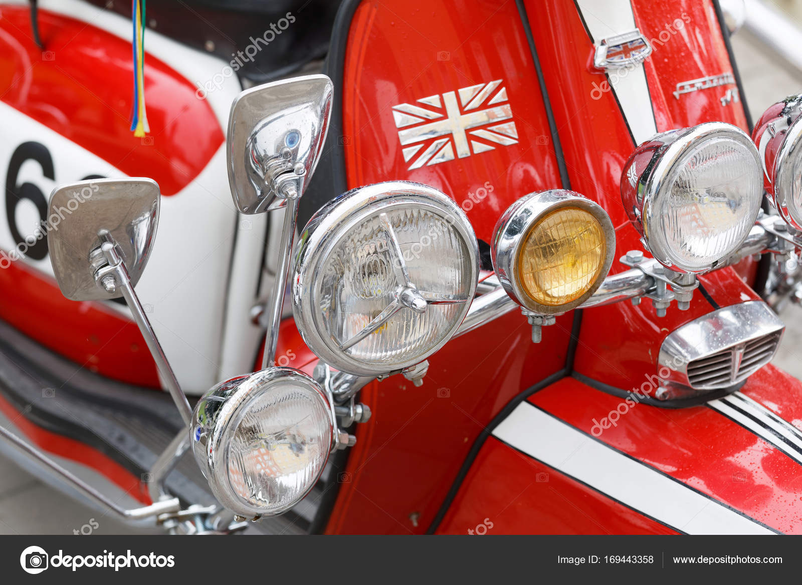 Stockholm Sweden Sept 2017 Lots Lamps Mirrors Modified Old