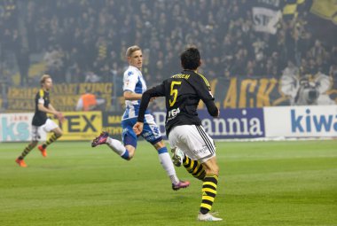 Futbol oyuncu Jesper Nyholm (AIK) çalışan