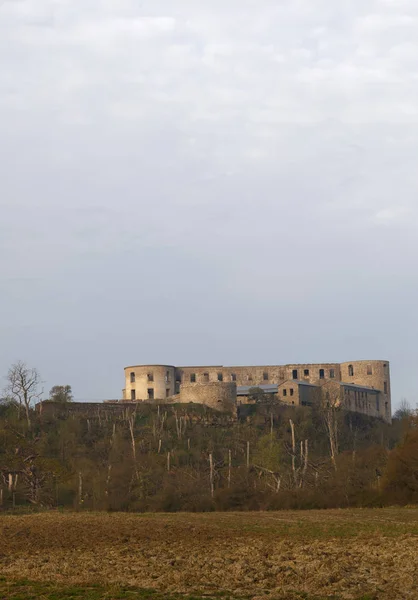 Borgholm Zweden Apr 2018 Ruïne Van Borgholms Slott Ochtend Licht — Stockfoto