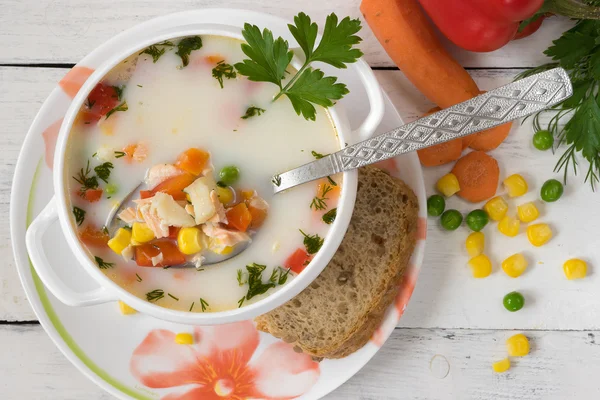 sebzeli balık çorbası