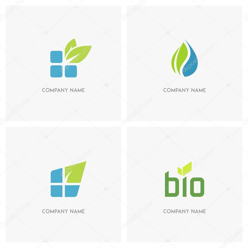Eco and nature logo
