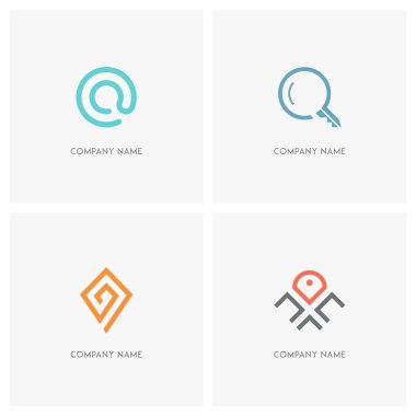 Adresi, e-posta ve arama logosu