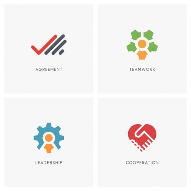 Ekip çalışması logo koymak