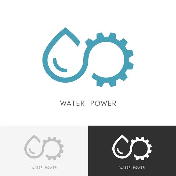 Logotipo de agua — Archivo Imágenes Vectoriales