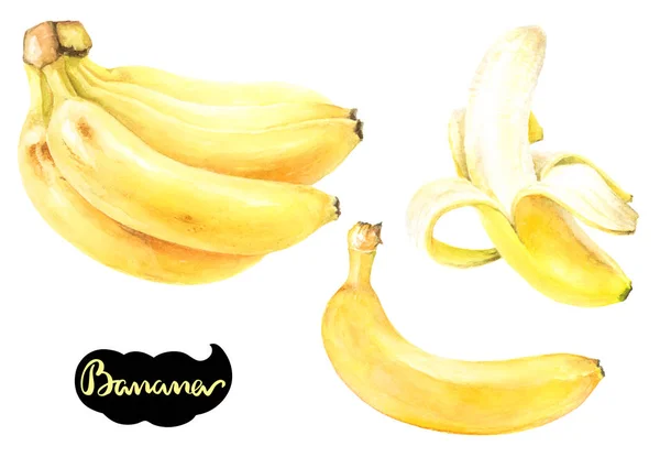 Banana fruit illustration — Stock Photo, Image