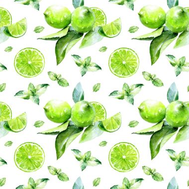 Limon ve nane desen