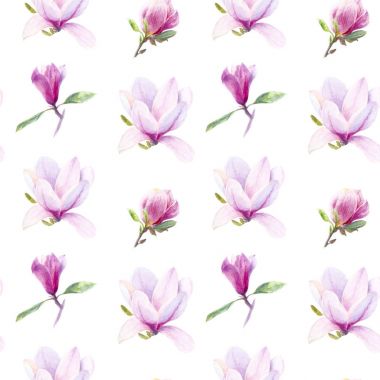 Manolya çiçek deseni