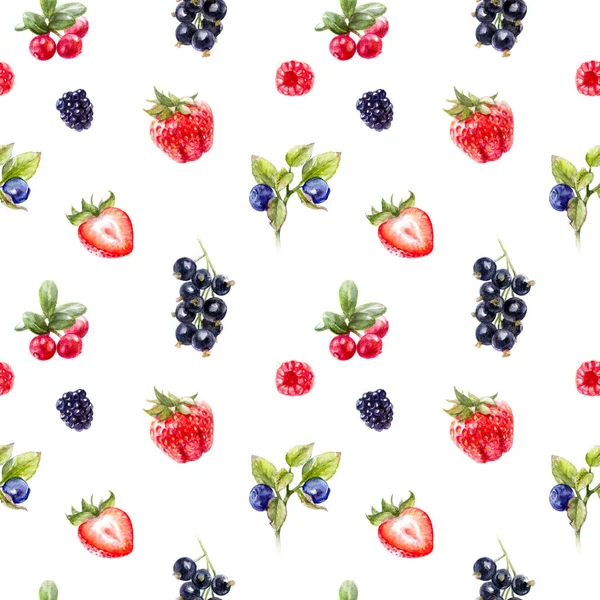 Berries seamless pattern — Stock Photo, Image