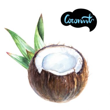 Hindistan cevizi yaprakları ile kesmek 