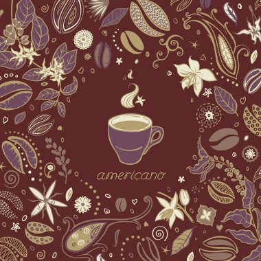 Kahve Kupası menü caffe americano ile