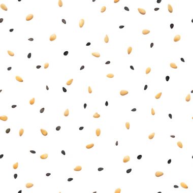 siyah ve beyaz susam tohumları 