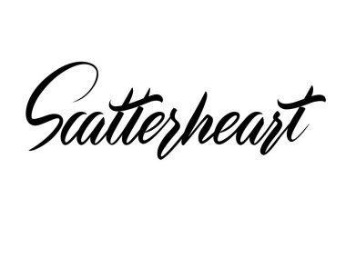 El yazısıyla yazılan yazı scatterheart