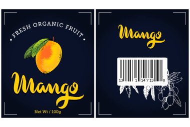 Mango meyve afiş