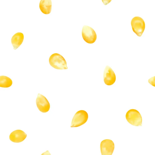 Corn seamless pattern — Stock Vector