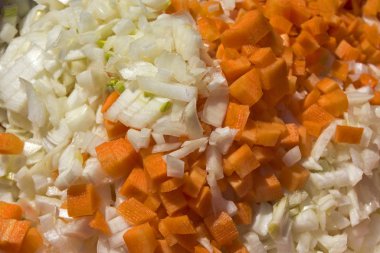 Soğan havuç ve maydanoz