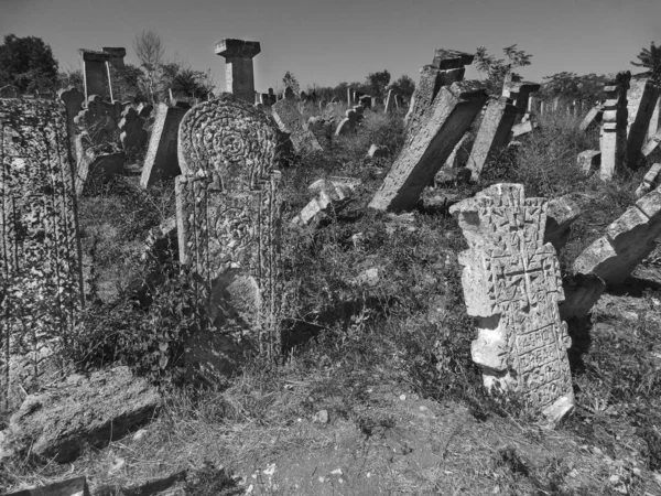 Alter Dorffriedhof — Stockfoto