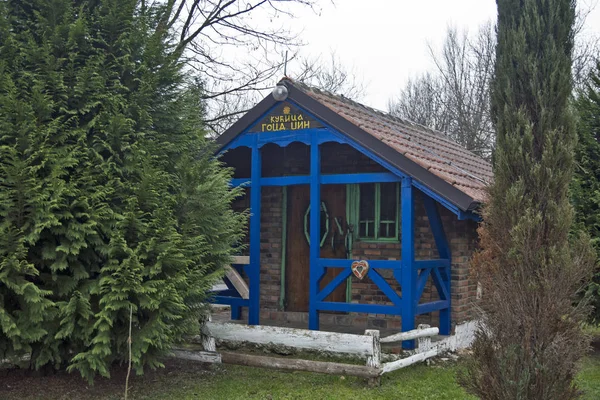Koviljaca Spa Sunny River Serbia January 2020 Nice Little Cottage — Stock Photo, Image
