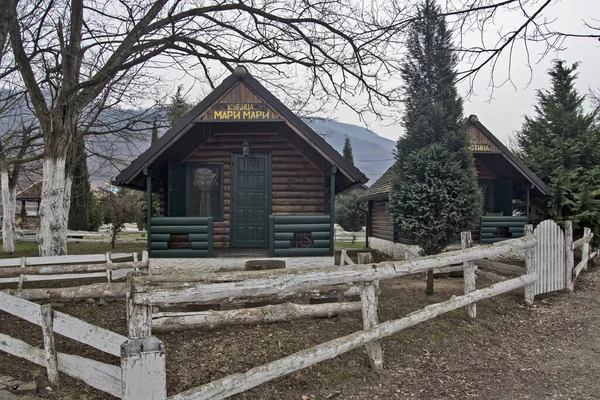 Koviljaca Spa Sunny River Serbia January 2020 Nice Little Cottage — Stock Photo, Image