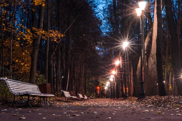 O outono no Jardim Neskuchny . — Fotografia de Stock