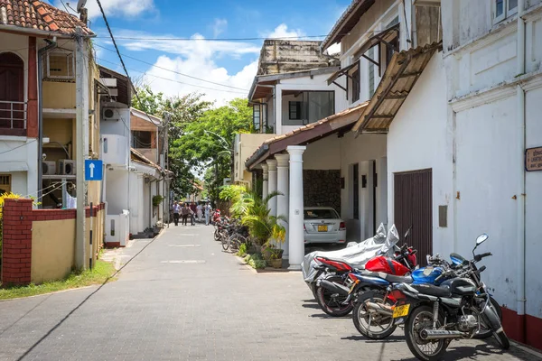 El Fuerte Galle. La calle dentro del Fuerte . — Foto de Stock