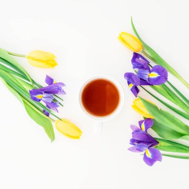 çay ile yaz çiçek